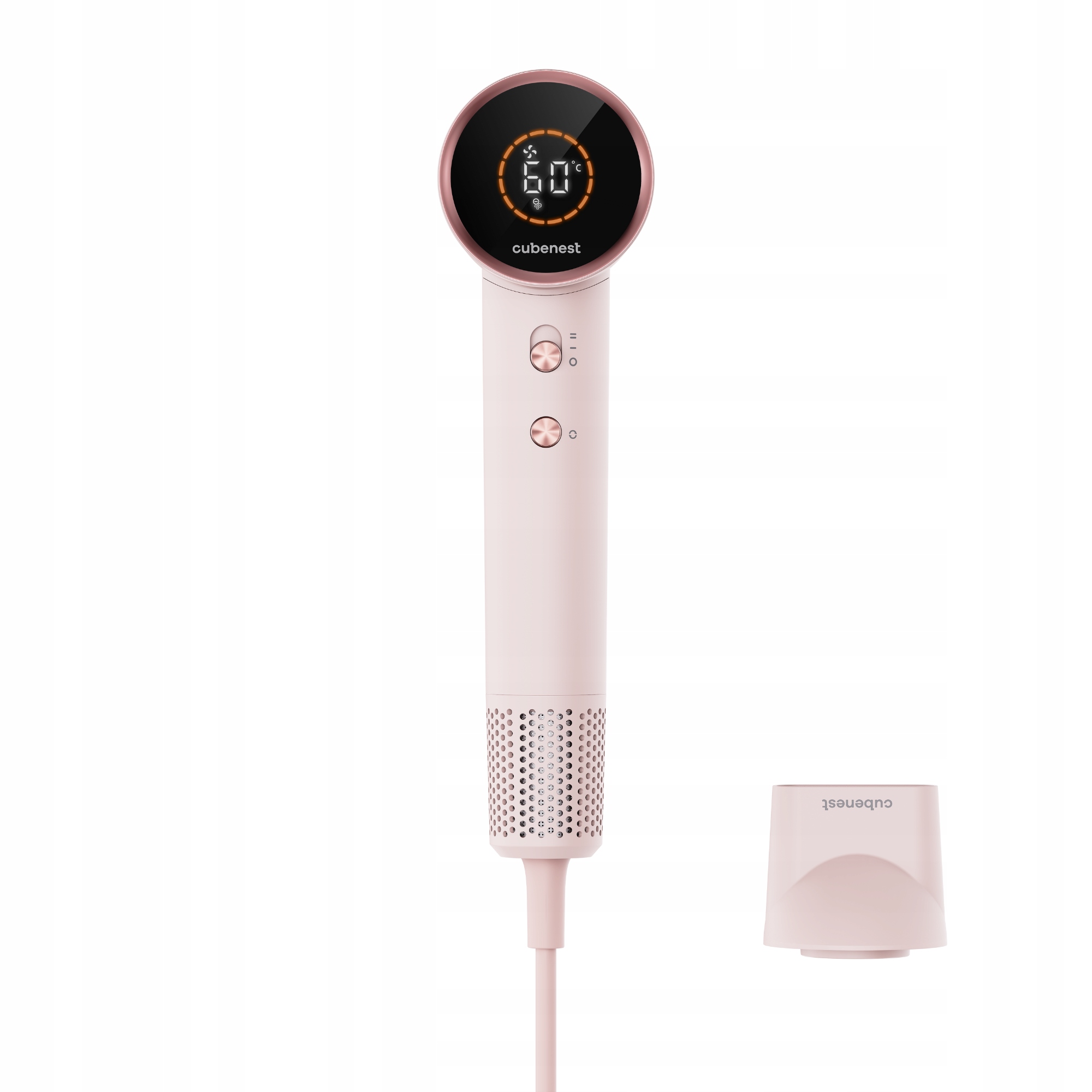 Cubenest Ionizačný fén na vlasy SwiftDry SDHD01 ružový so studeným vzduchom