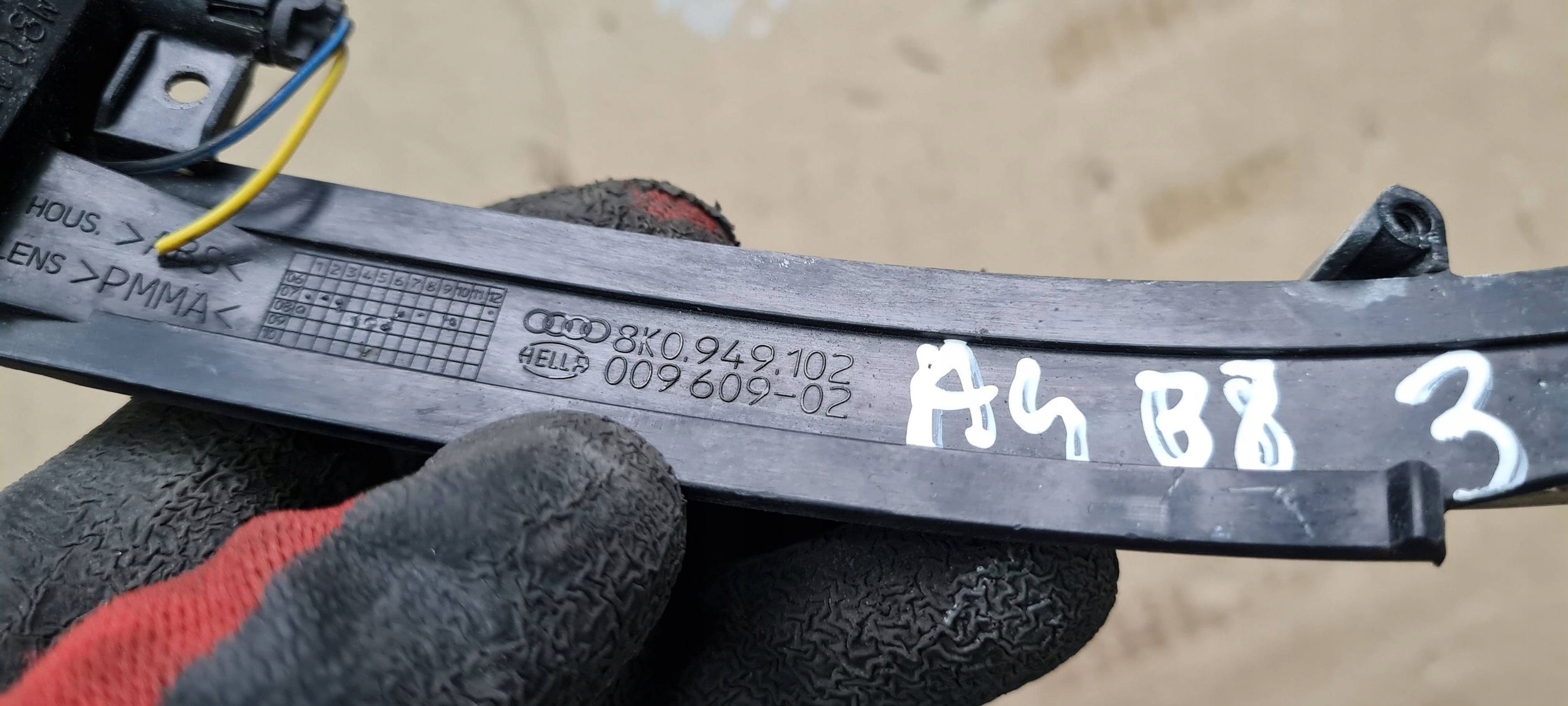 A4 B8 indicator blinker mirrors right front 8K0949102 A5 8T A6 A3