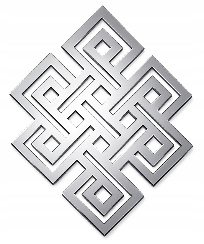 Keltská nástěnná ozdoba z nerezová ocel 50×39 cm dekor kovový loft Cnc