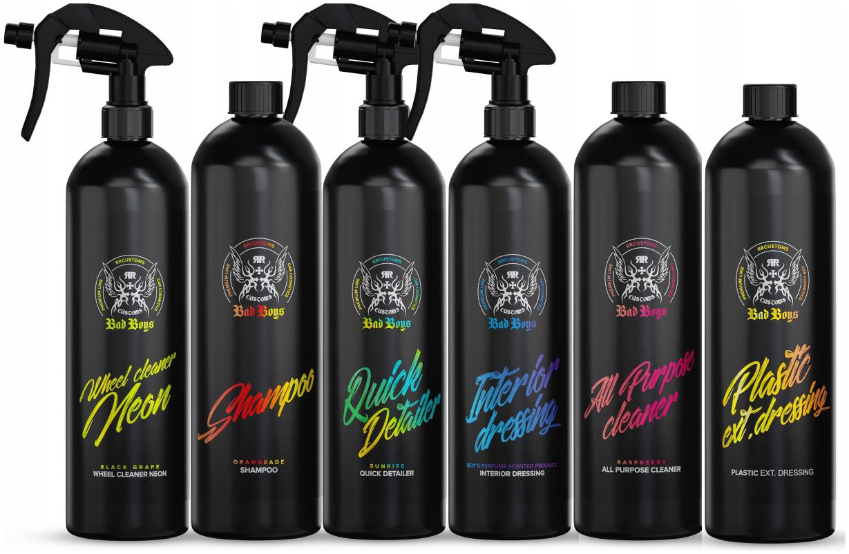 RR Customs RRC Bad Boys Mega Zestaw Kosmetyków Do Auta Detailing Prezent