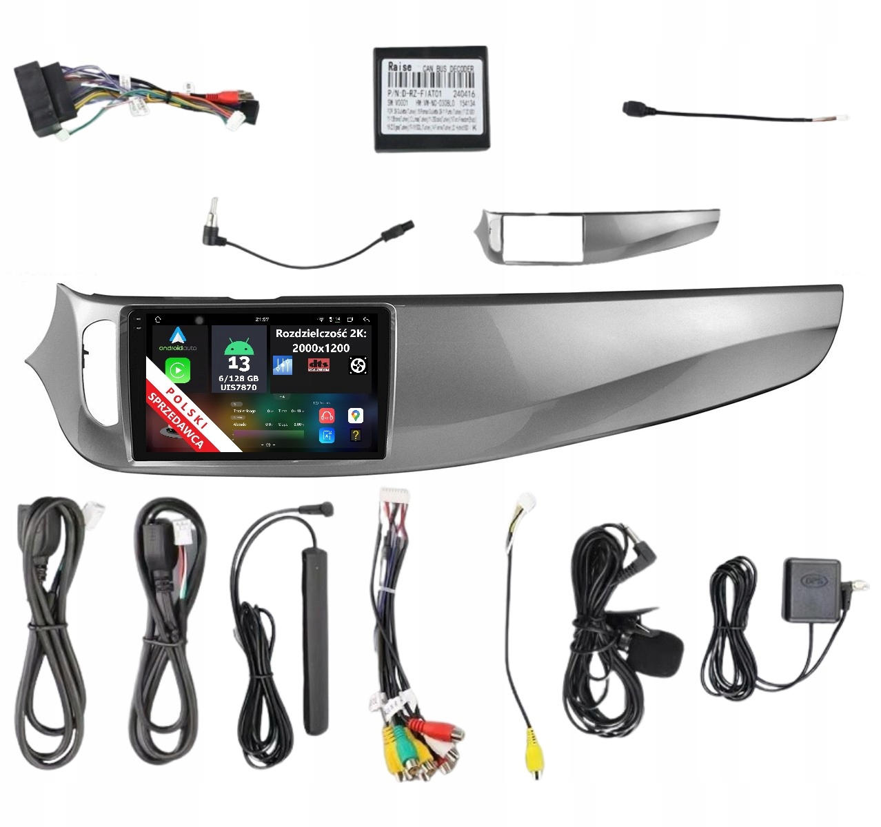 Navigace Rádio 2DIN Android Alfa Romeo Giulietta Nuova II 6/128 Gb Carplay