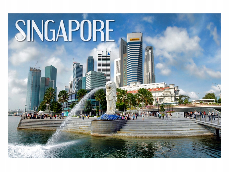 

Singapur Merlion Panorama Magnes na lodówkę