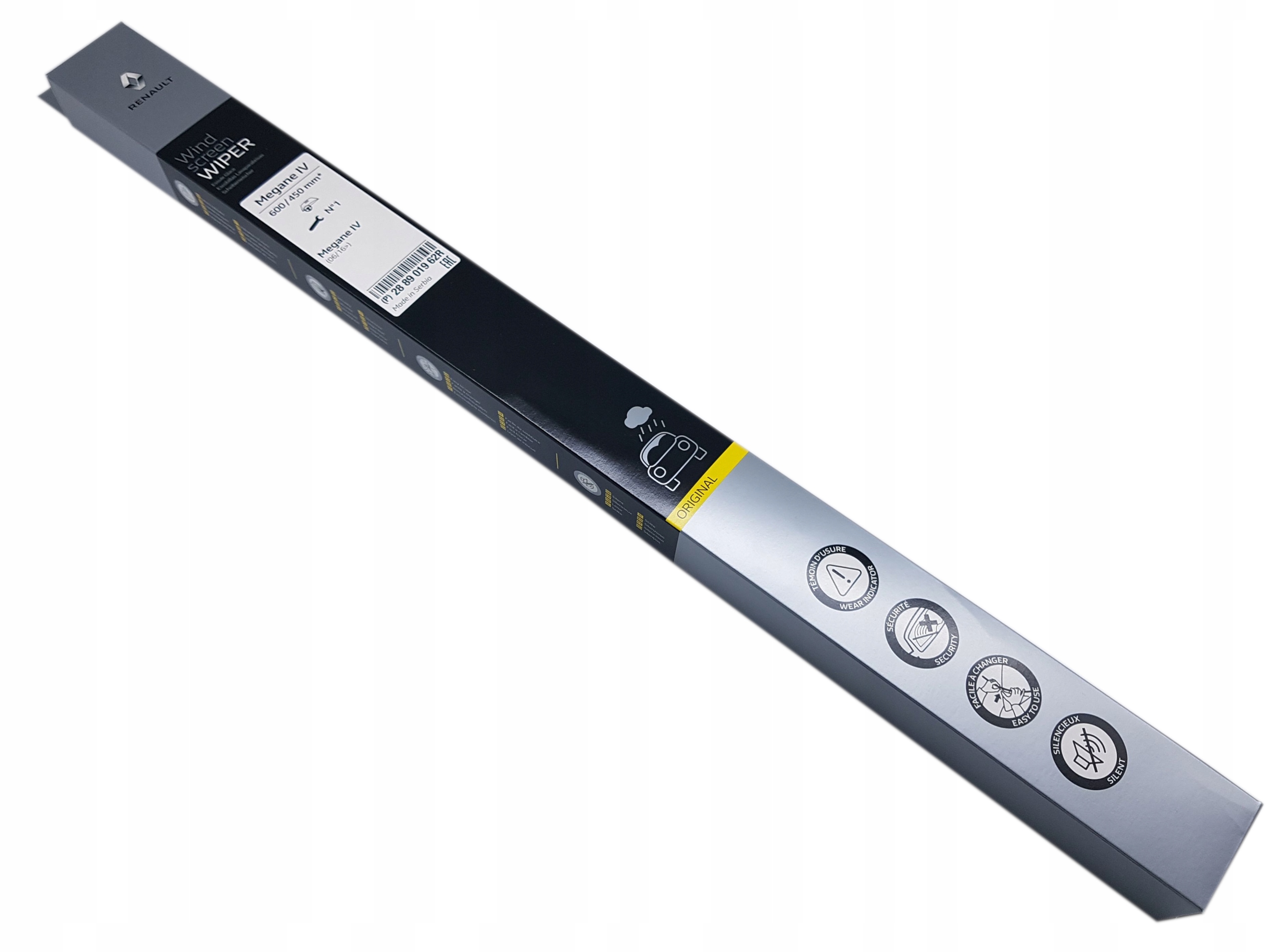 Wycieraczki Renault Oe przód 600 mm 450 mm Renault Megane IV 288901962R