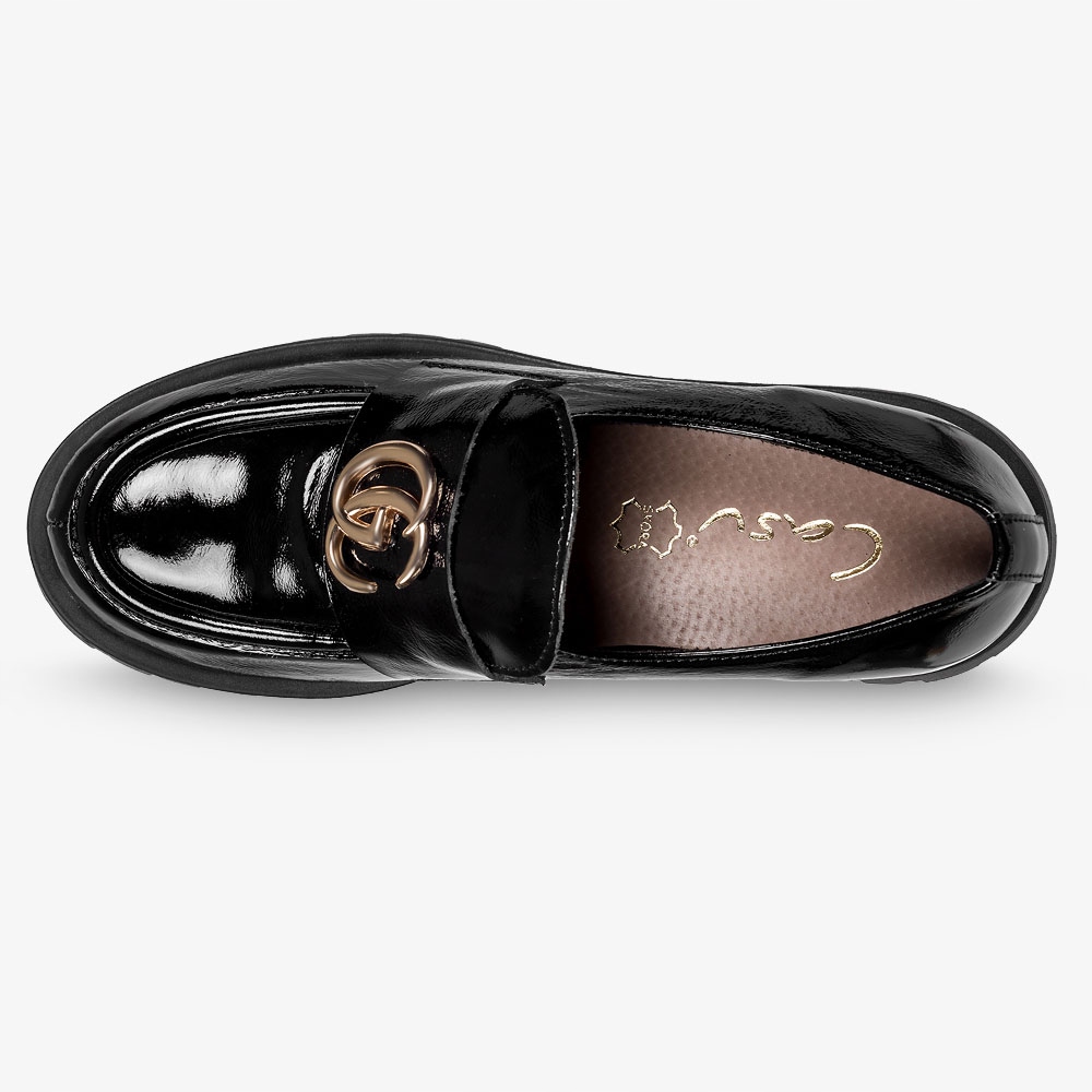 MOKASYNY DAMSKIE SKÓRZANE PL PÓŁBUTY Z OZDOBĄ r 37 Rozmiar 37