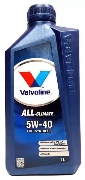 

Valvoline 5W40 1L. All Climate Silnikowy Olej Synt