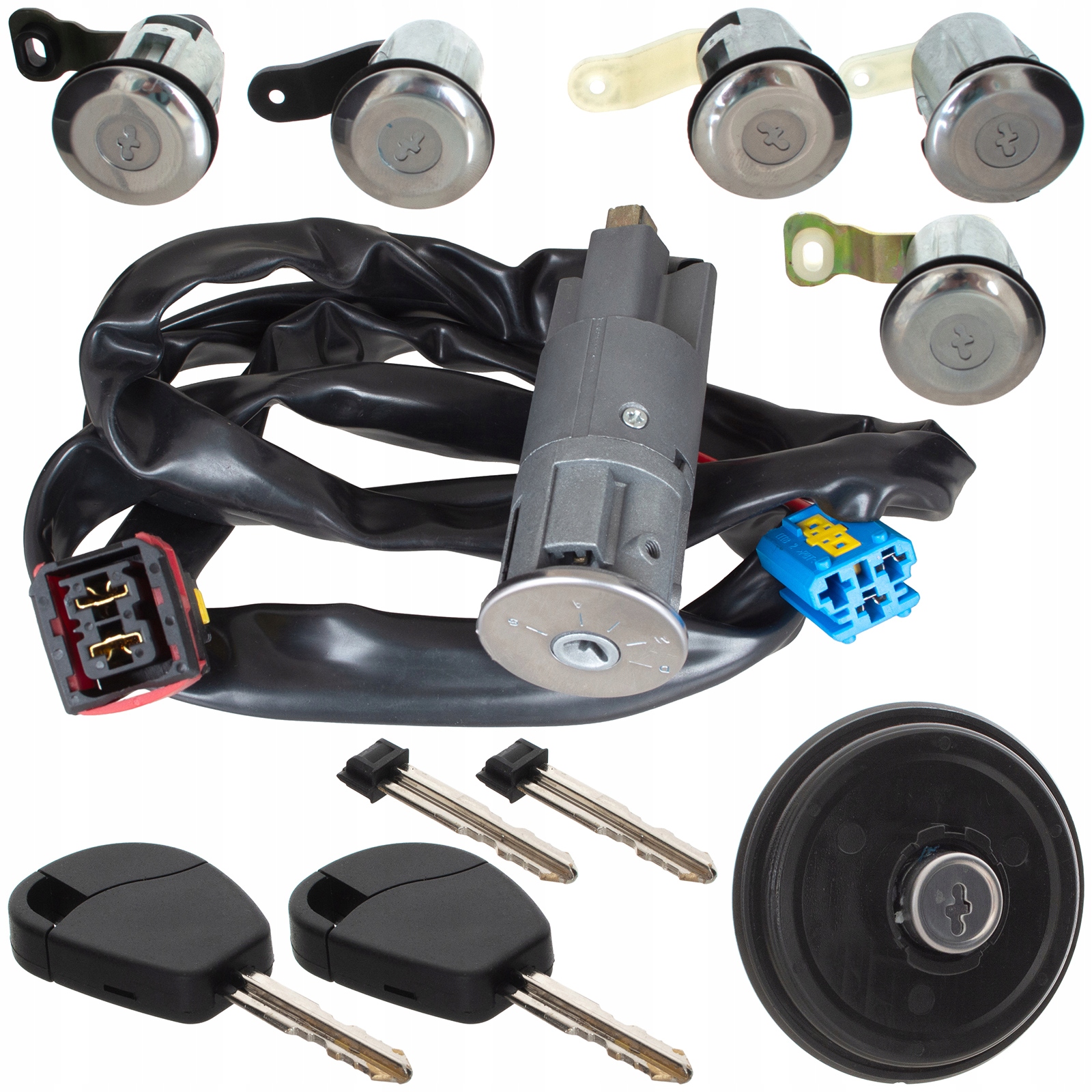 Peugeot Partner I 2000-2003 Spínač Zapalování 5X Zámky Zátka