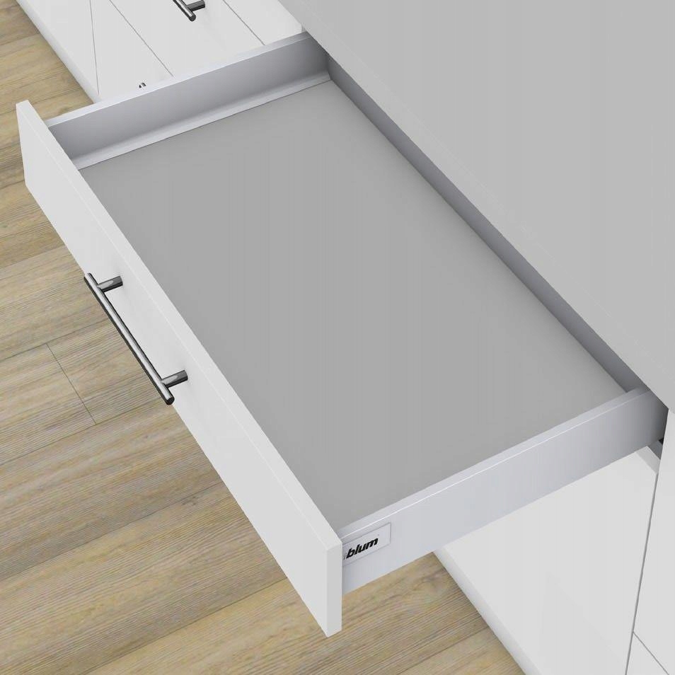 

Tandembox Blum L-400 Niski Szary+Dno+Wzornik