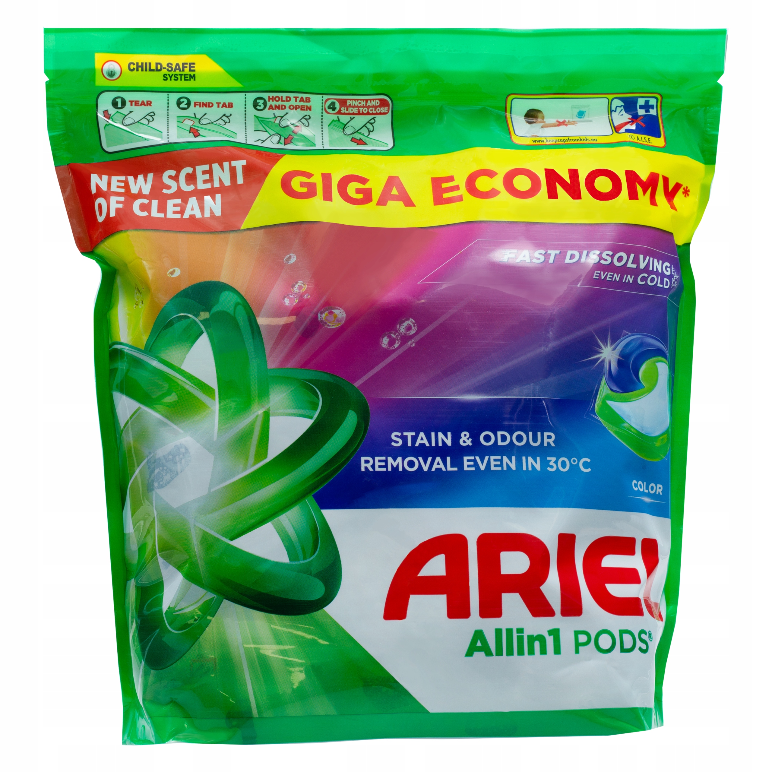 Levně Ariel Color Allin1 Kapsle na praní barevných tkanin 70 praní