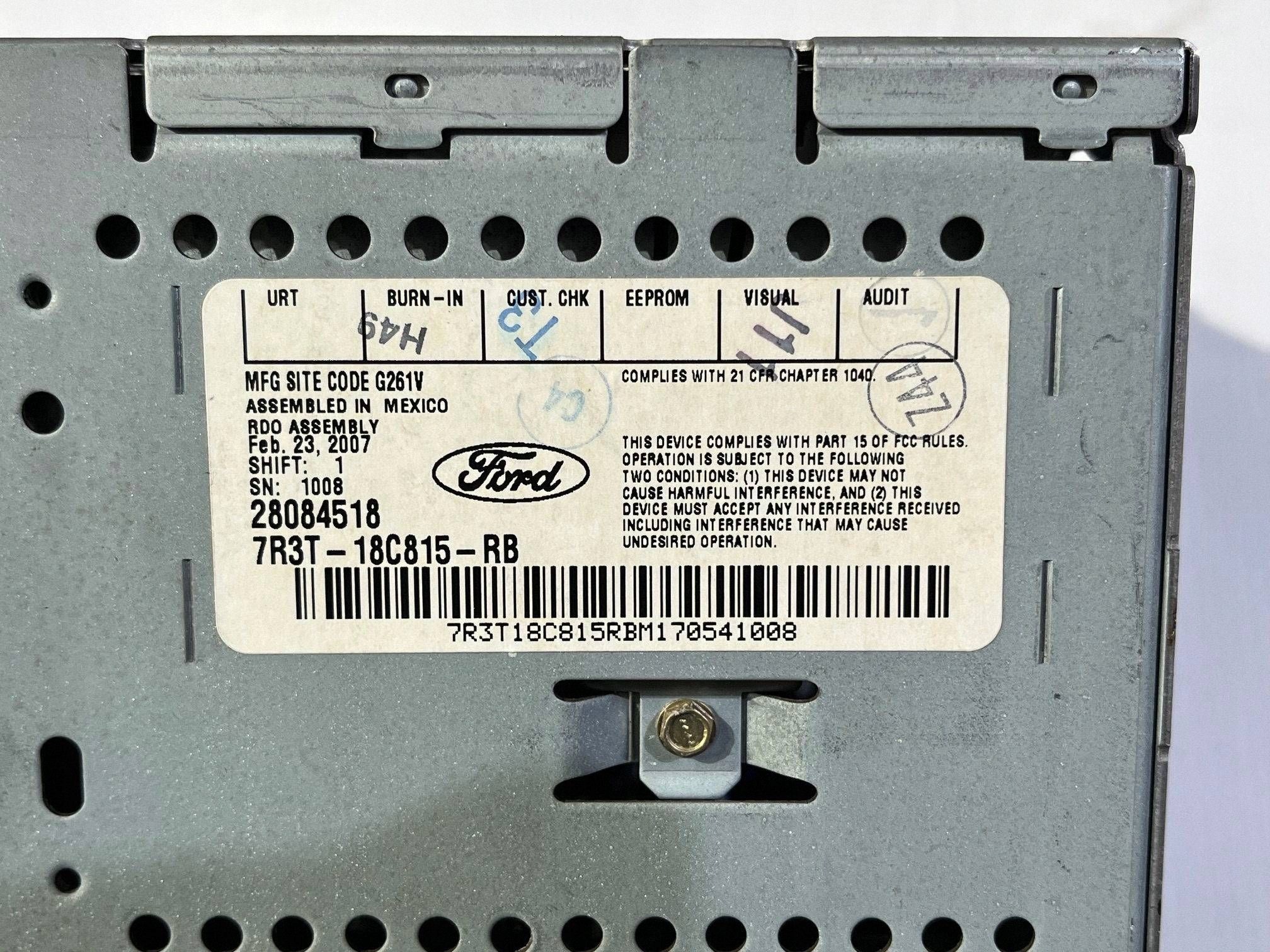 Radio SHAKER 1000 Ford Mustang V 2005-2009