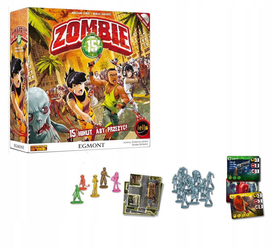 Zombie 15 gra planszowa Egmont
