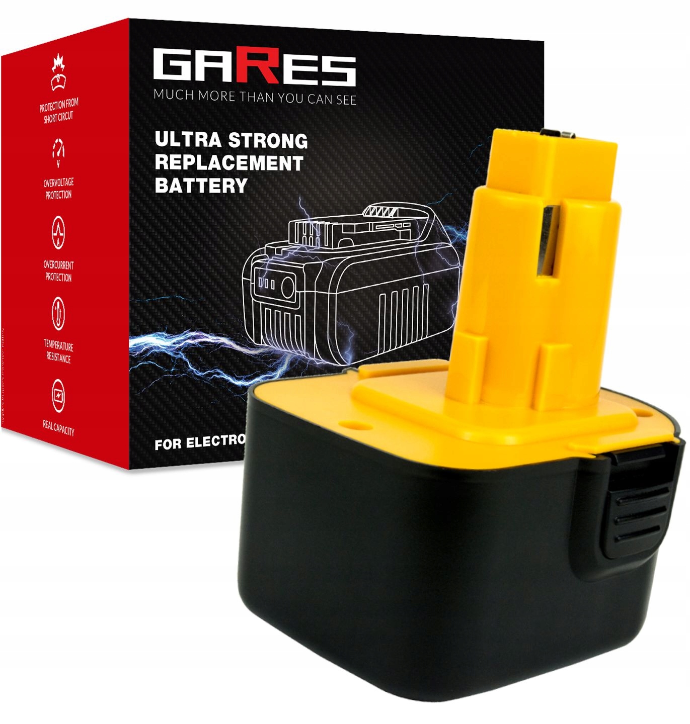 Baterie Akumulátor pro Dewalt DE9072 DE9075 DE9074 DE9037 DE9074 3Ah 12V