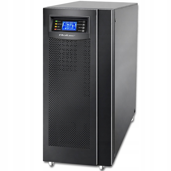 Qoltec Ups On-line 10 kVA 8 kW Pure Sine Wave s LCD a Usb