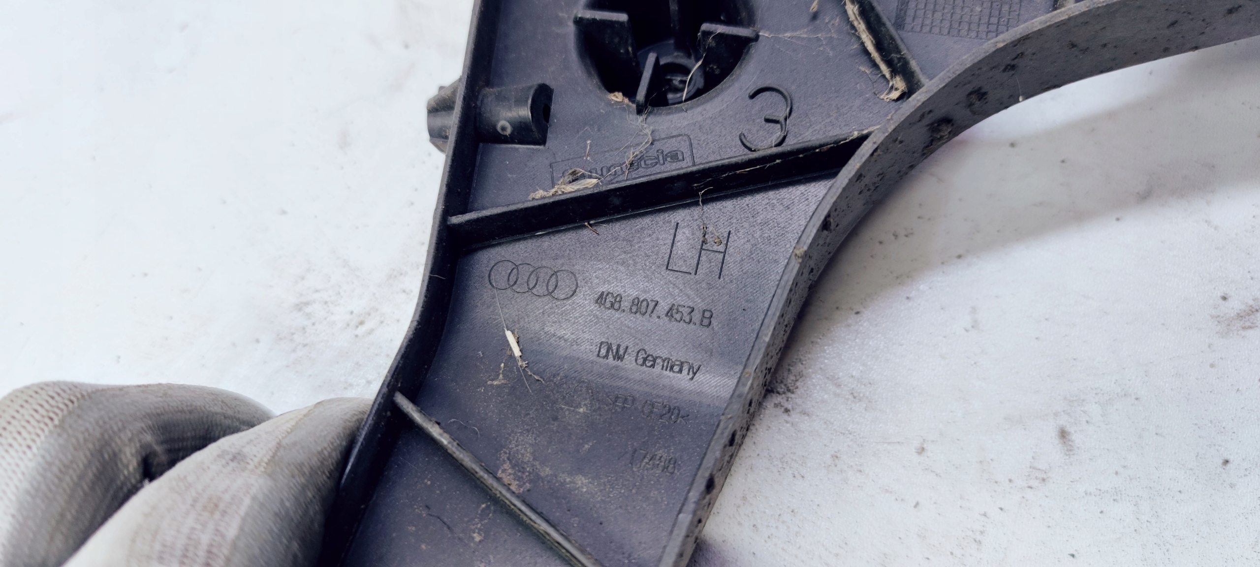 bumper bracket left rear part AUDI A7 LIFT 4G8807453B
