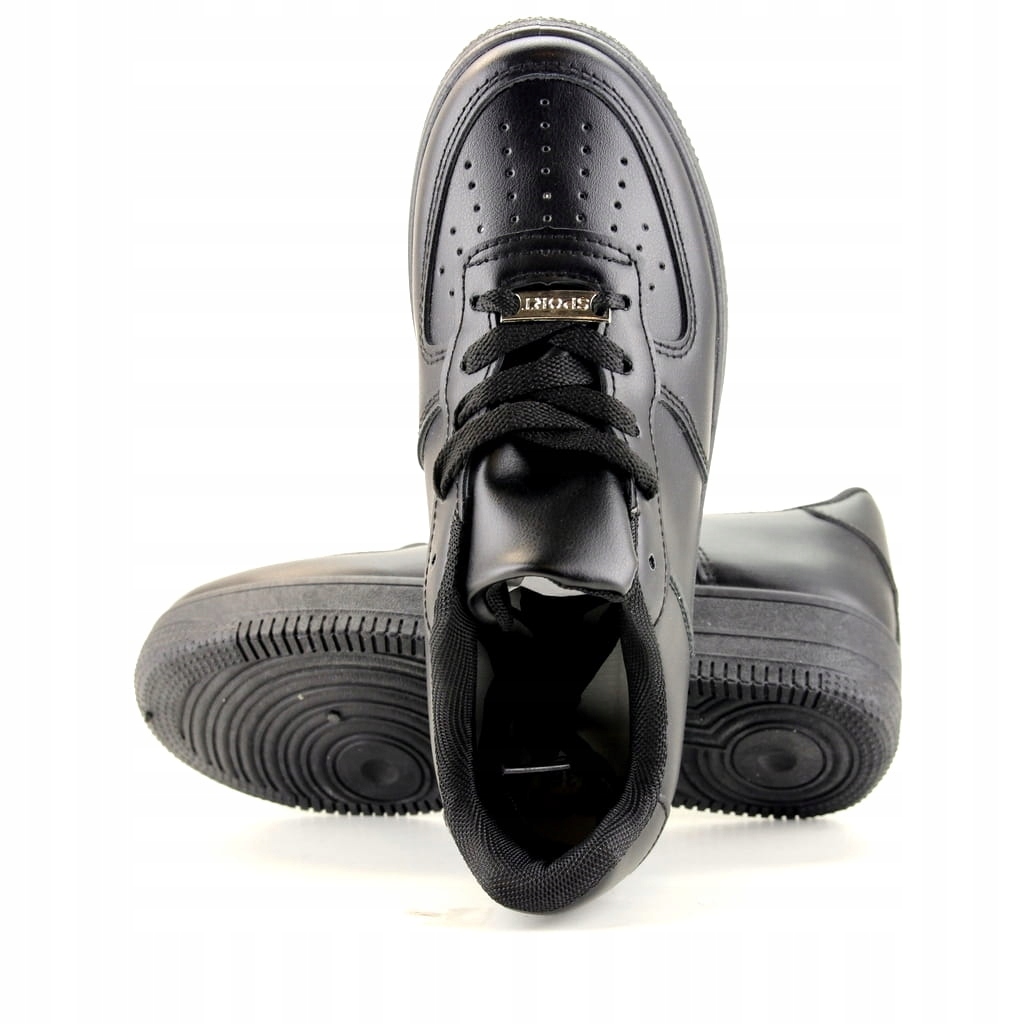 CZARNE SNEAKERSY BUTY SPORTOWE DAMSKIE MODNE 39 Rozmiar 39