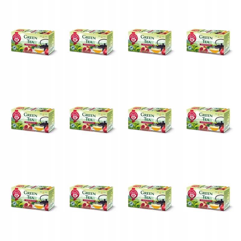 Čaj zelený Teekanne Green Tea Pomegranate 20 x 1,75 g X12