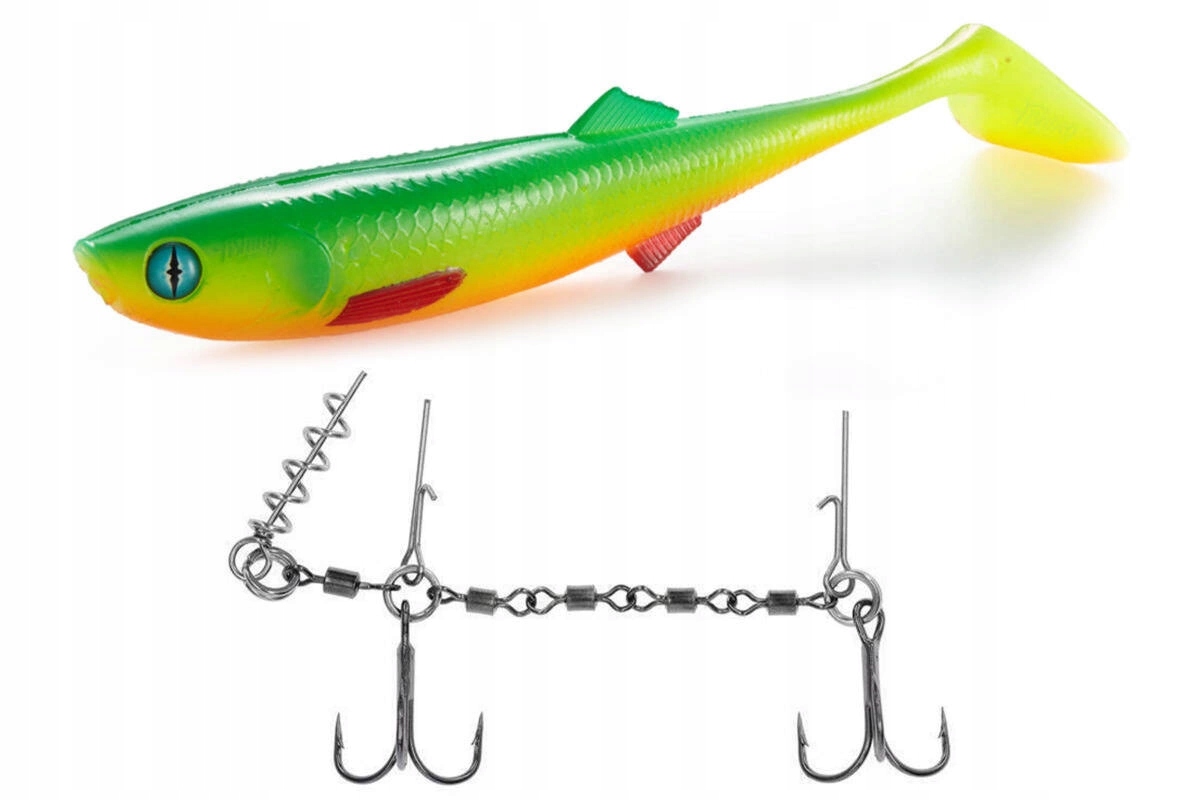 Zestaw Guma Mikado Sicario 18cm Yellow Lime 1szt Dozbrojka Evo Stinger XL