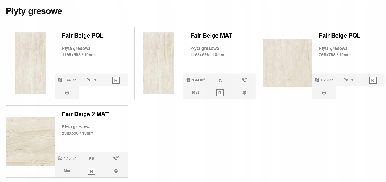 TUBĄDZIN FAIR MONOLITH PŁYTKI LESZNO Marka Tubądzin