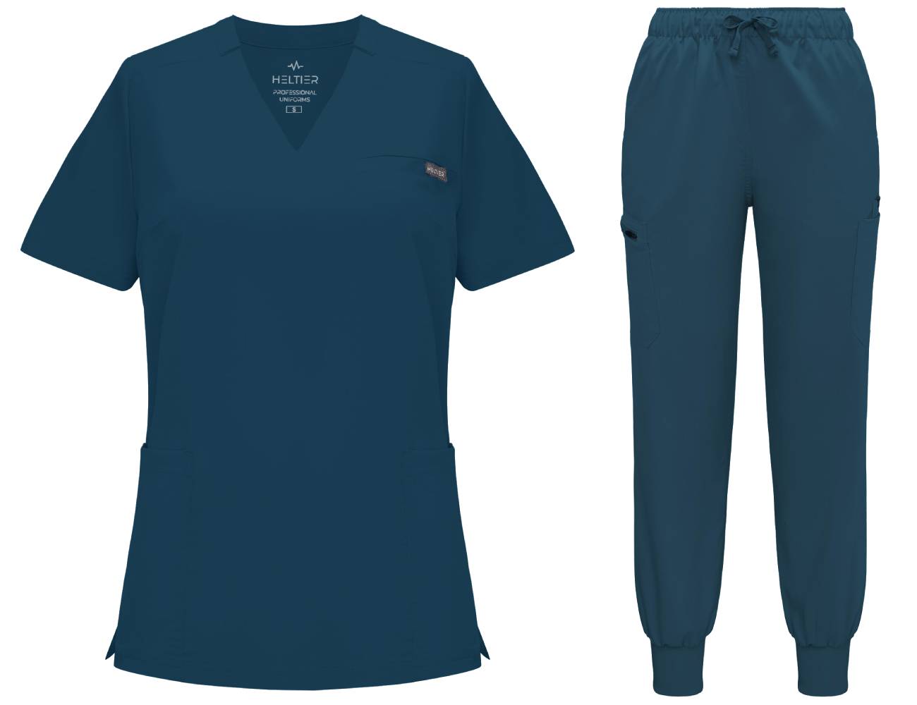 Komplet Medyczny Damski Scrub Uniform, Model Remedy, Kolor Sea Blue Rozm Xs