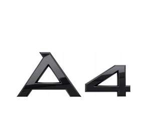 

Emblemat Czarny Audi A4 Znaczek Logo Sport Na Tył