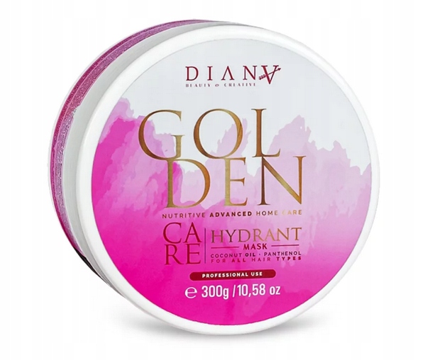 Maska Diana Golden nano zlaté proteiny 300 ml