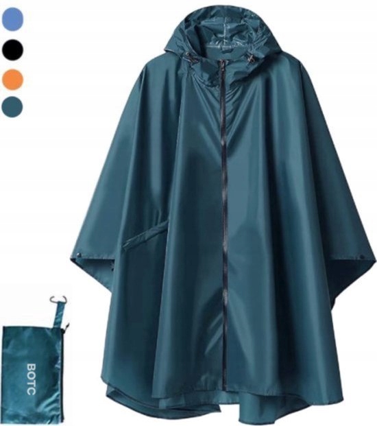 Płaszcz Przeciwdeszczowy Męski Damski Peleryna Przeciwdeszczowa Ponczo Botc