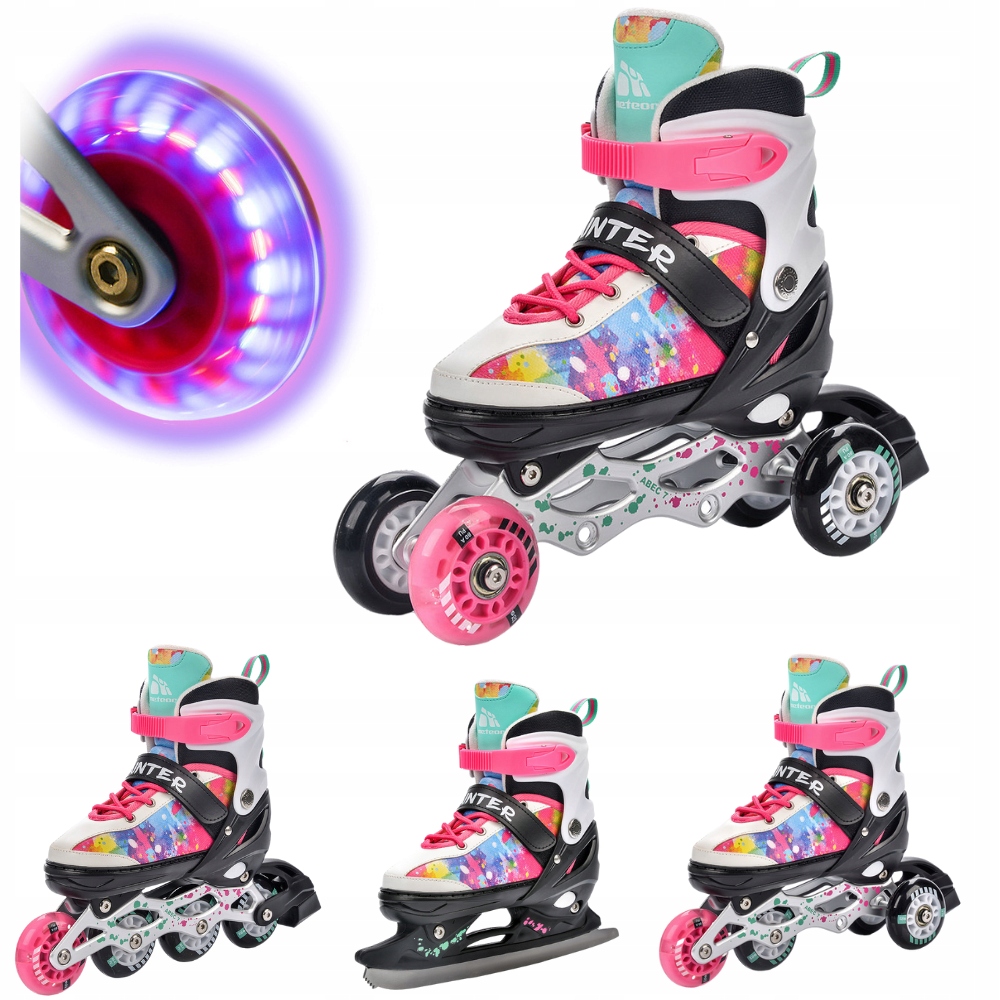 Nastavitelné Brusle 2v1 Meteor 4v1 Pro Mládež Krasobruslařské Brusle