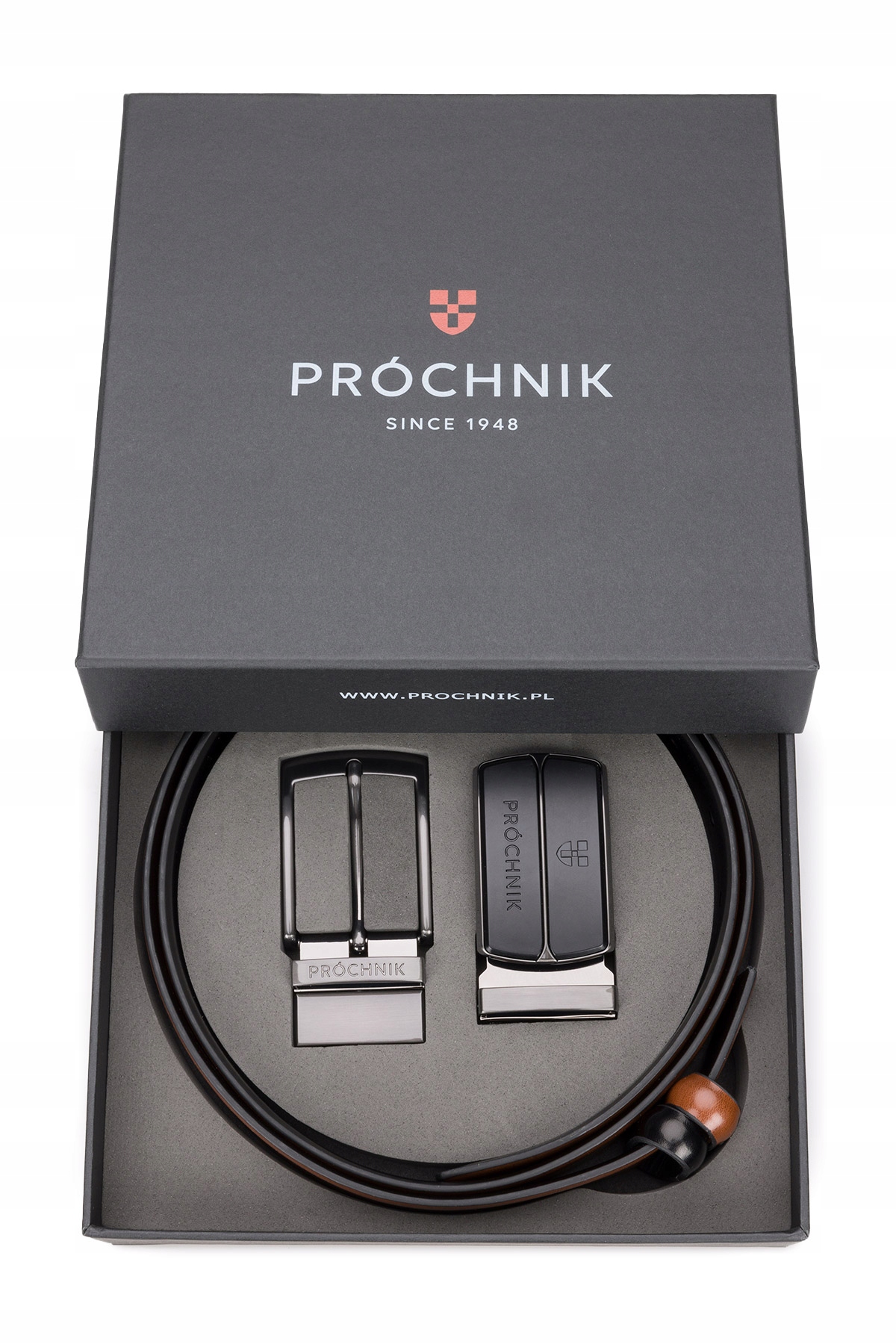 

Pasek Skórzany Dwustronny 4w1 Próchnik PM2 38/95
