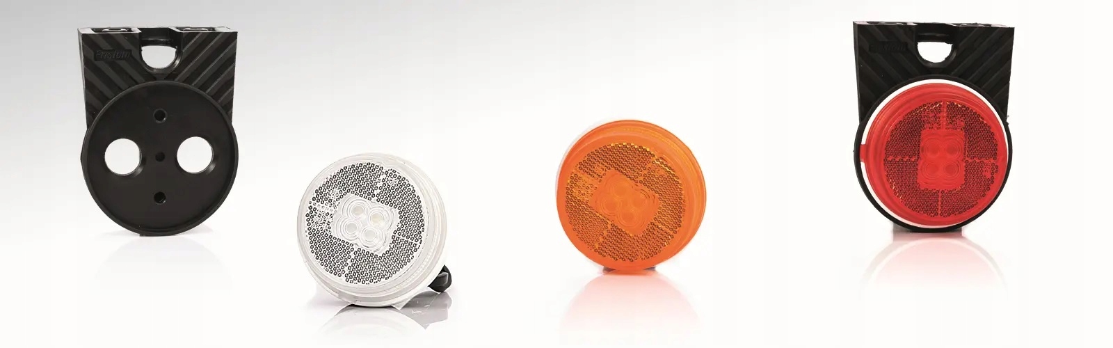 LAMPA OBRYSOWA DIODOWA LED 12/24V KĄTOWA Numer katalogowy części FT-060 Z+K LED