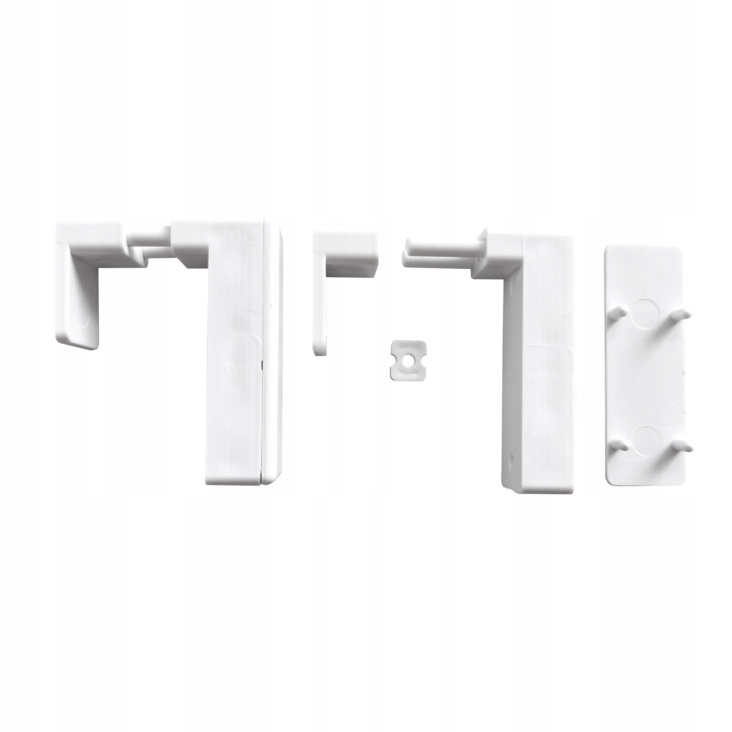 

Zaczep do plisy bezinwazyjny biały komplet