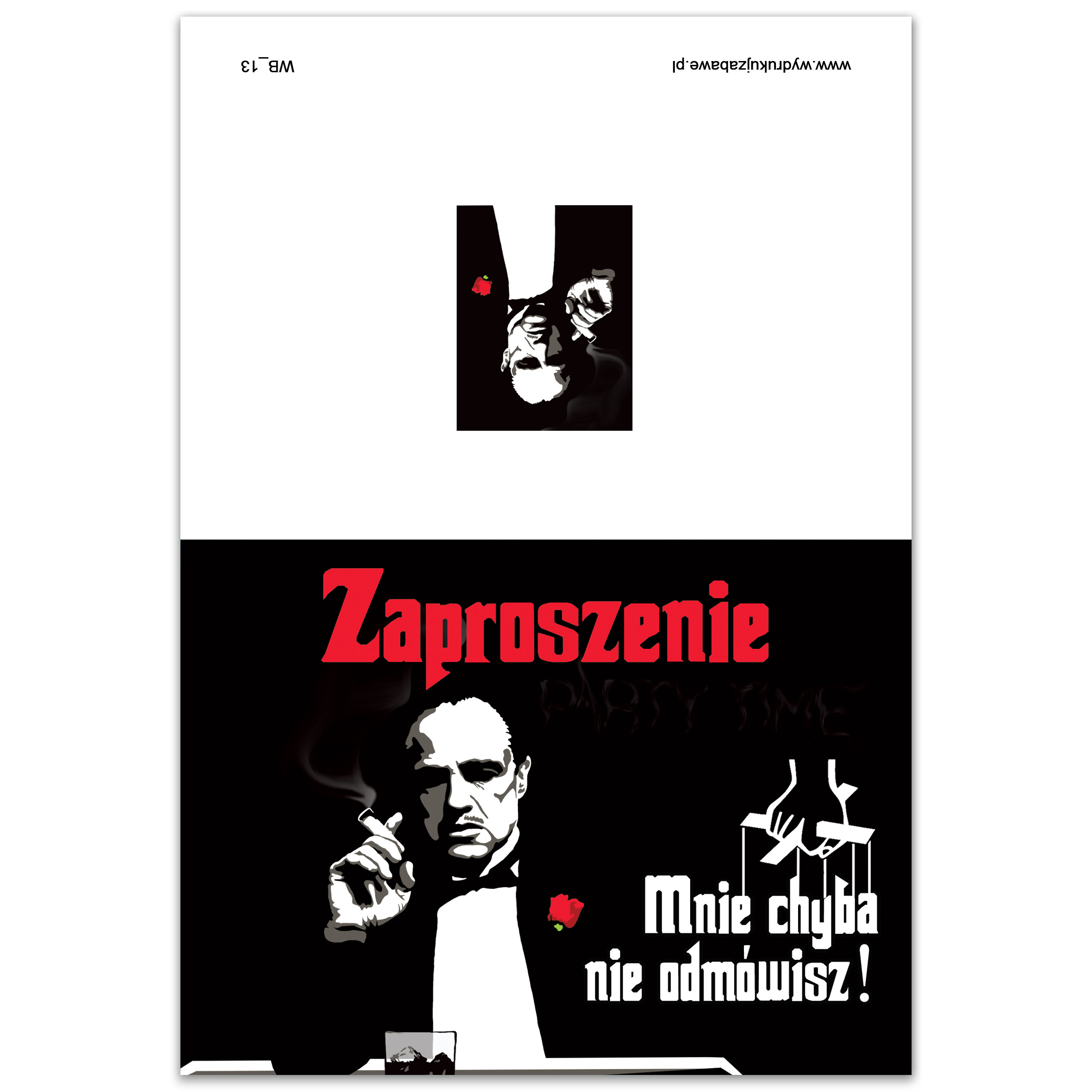 Zaproszenia Ogólne Mnie nie odmówisz Urodziny 18, 20, 40, 50 Koperta WB_13 EAN (GTIN) 5904954648224