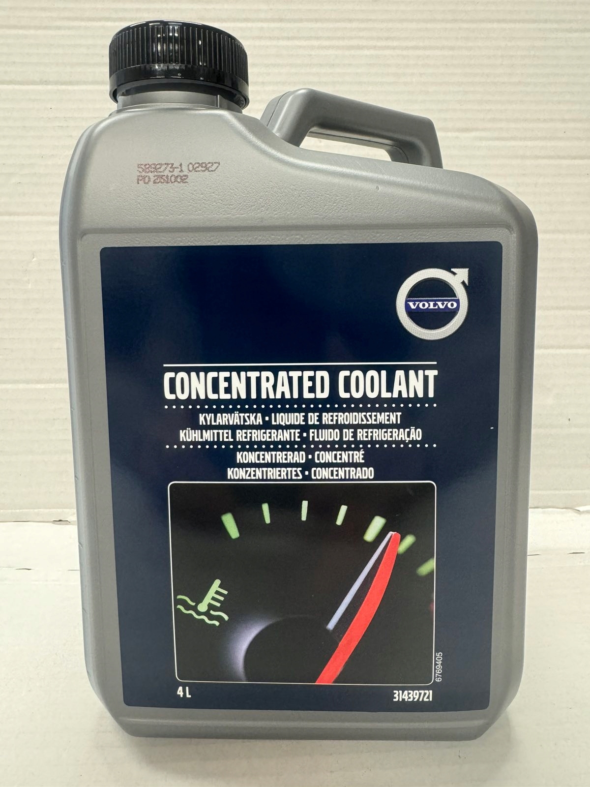 płyn chłodniczy 4L, wszystkie modele Volvo, 31439721 Oe