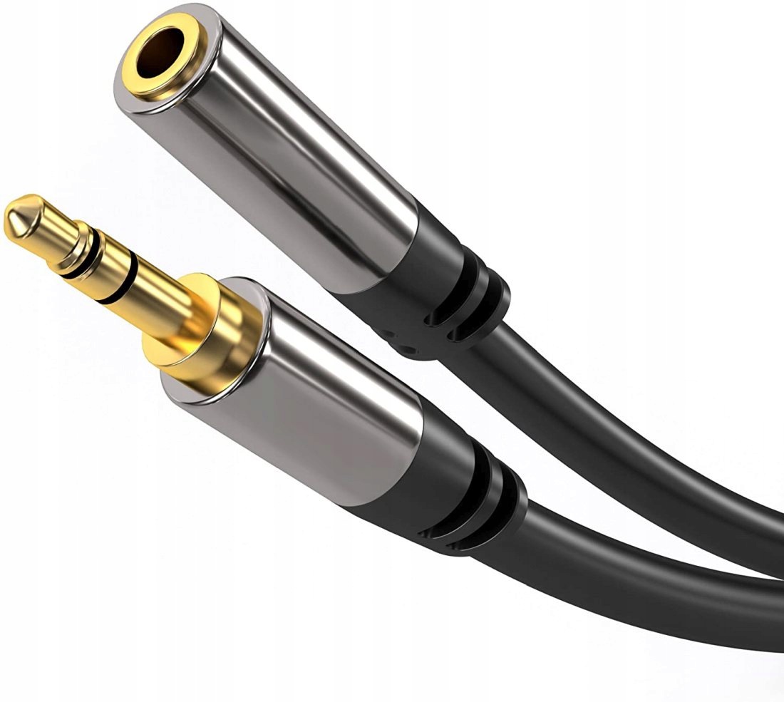 PremiumCord Hq ekranizowany kabel przedłużający Jack 3.5mm Jack 3.5mm M F 1,5m