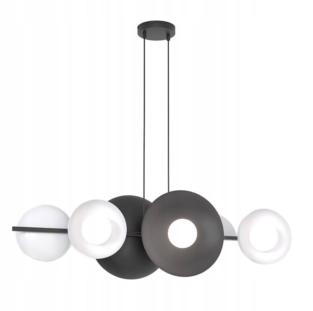 Závěsná lampa Volum 6 v bílé barvě – minimalismus ve vašem interiéru