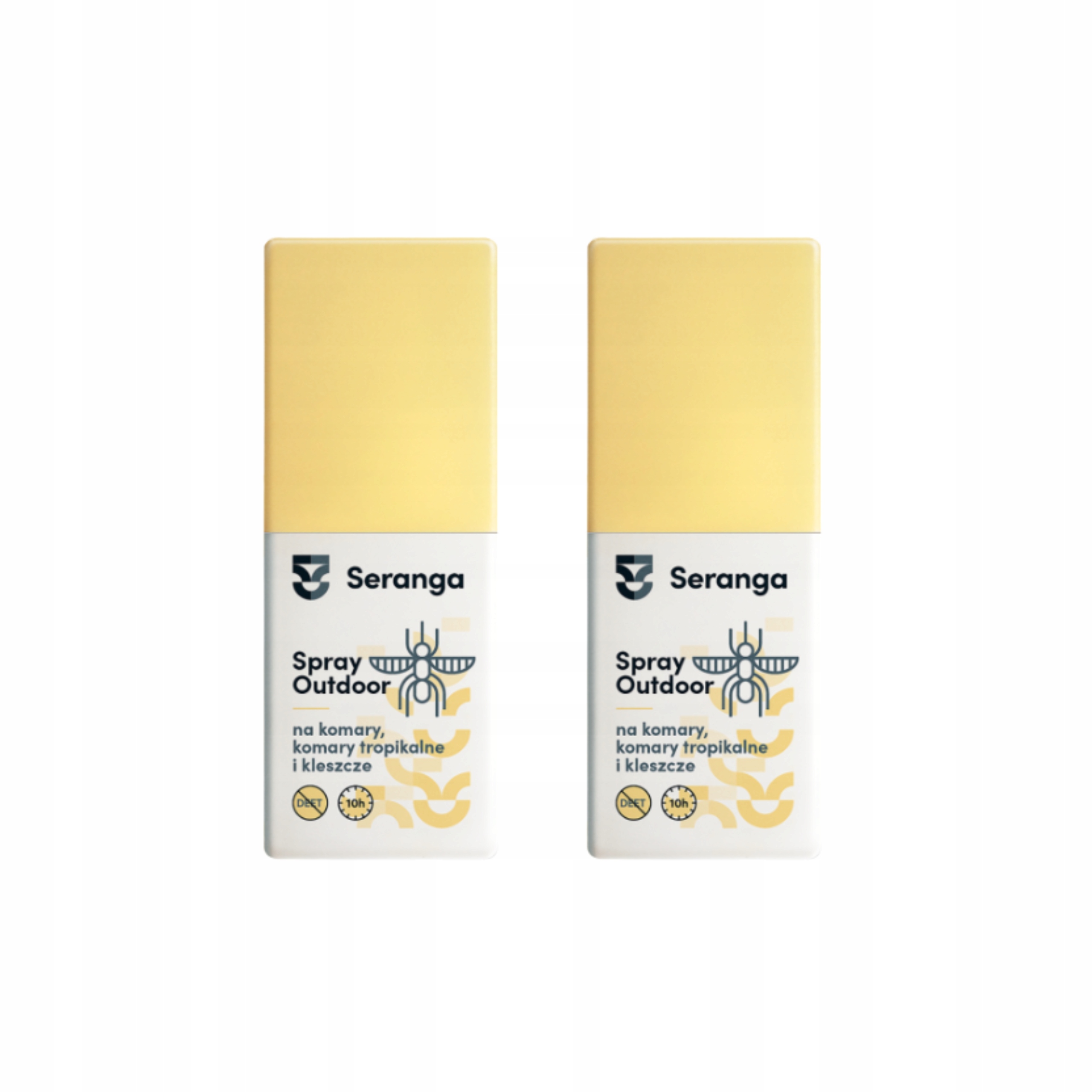 Seranga Spray Na Komary i Kleszcze 2 x 100 ml, ikarydyna 20 %, bez Deet