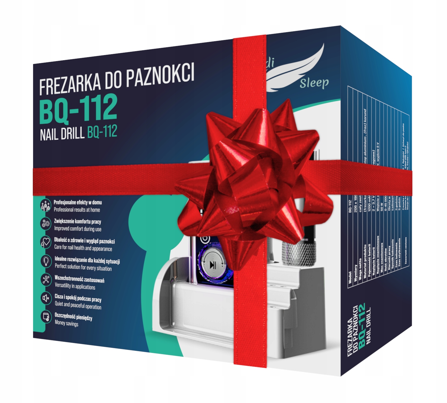 ПРОФЕССИОНАЛЬНАЯ МАШИНКА ДЛЯ СВЕРЛЕНИЯ НОГТЕЙ, МАНИКЮРА И ПЕДИКЮРА, МОЩНАЯ, 45 000 ОБ/МИН. Информация о безопасности CE.