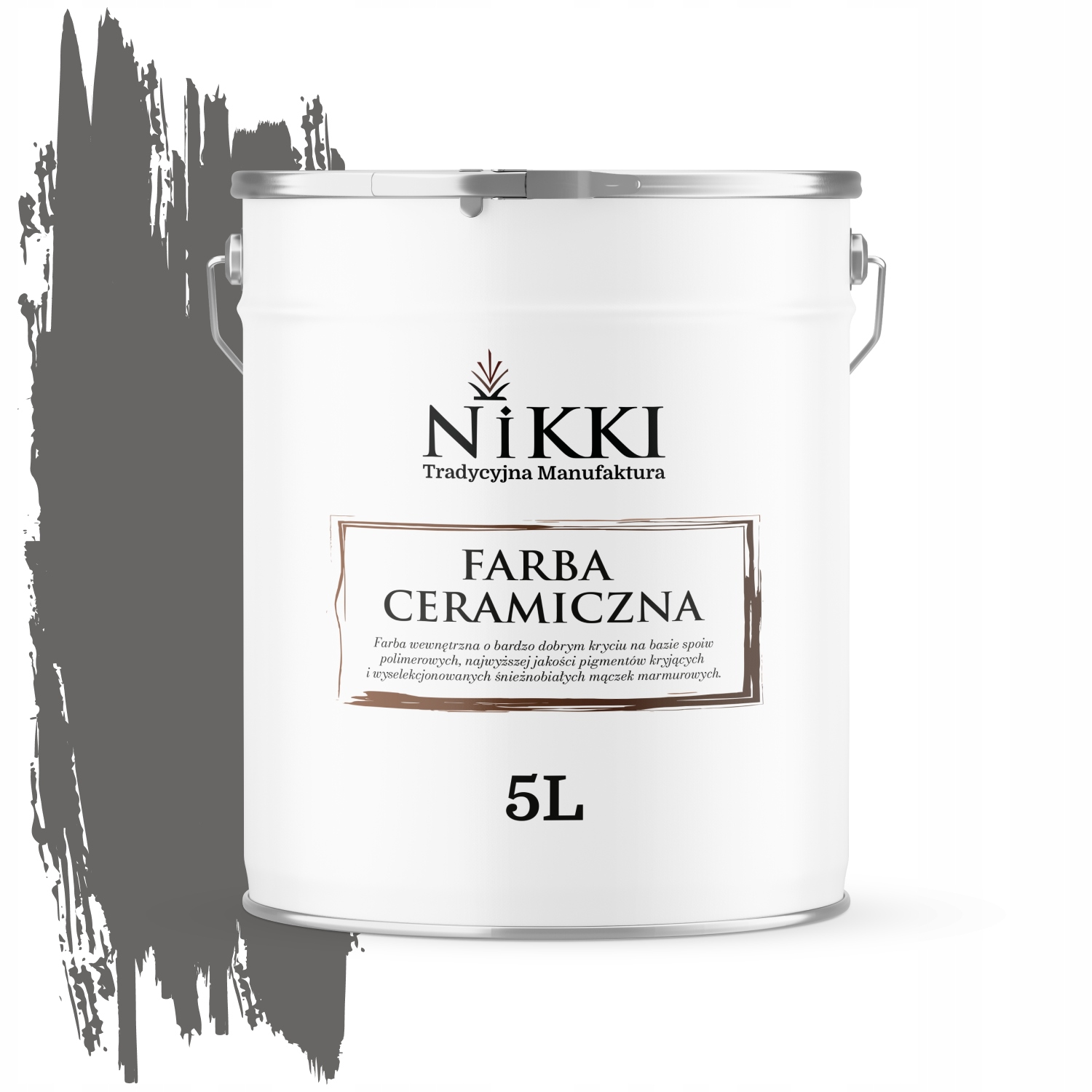 Barva Grafitová Barva H1213 Hluboký Mat Na Stěny 5L