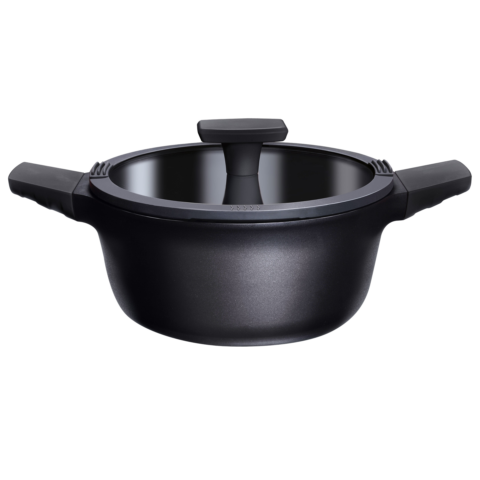 

Garnek z pokrywką Zavio Prestigio 20cm black 2,3L