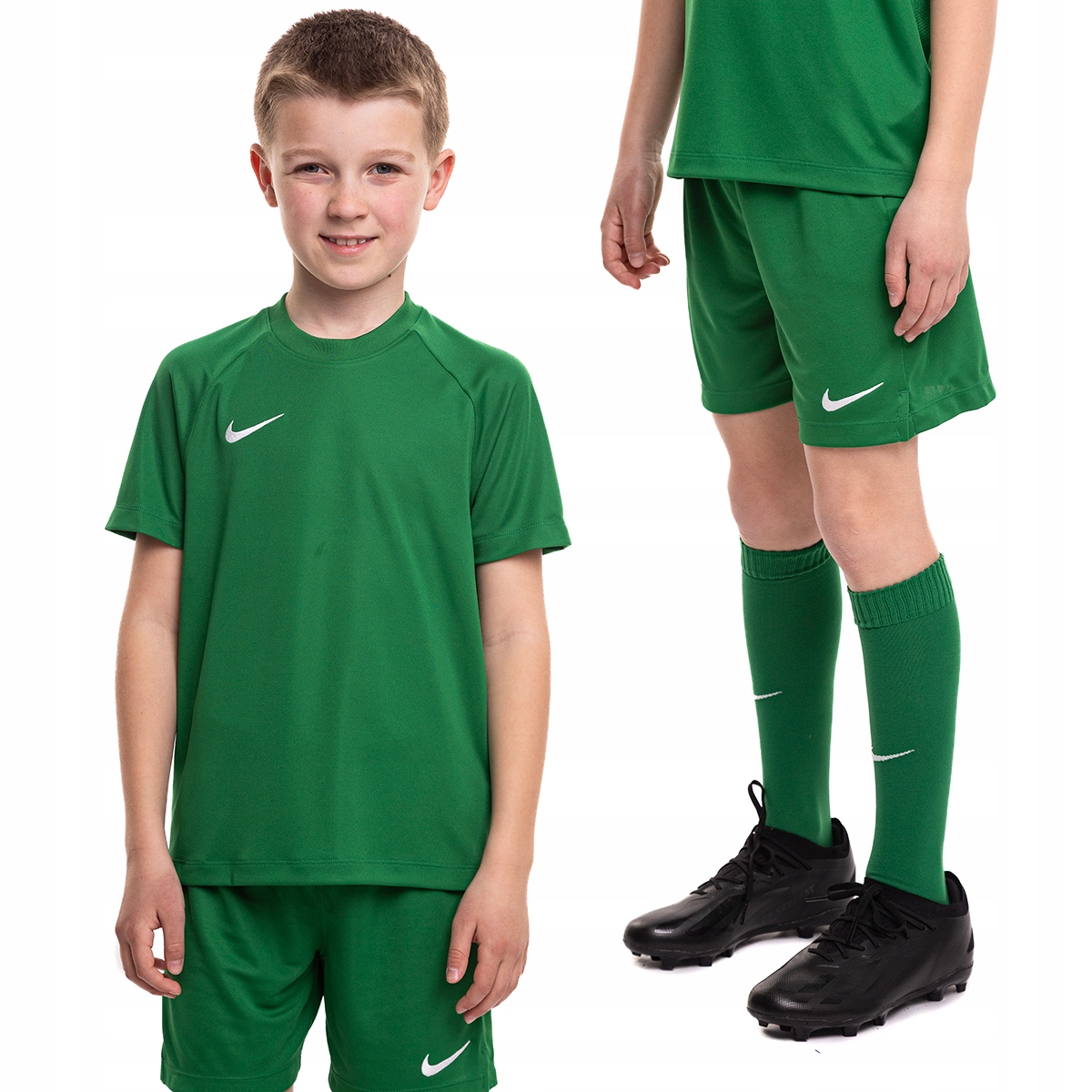 Strój Piłkarski Nike Park VIII Zestaw Koszulka Spodenki Dri-FIT Zielony M