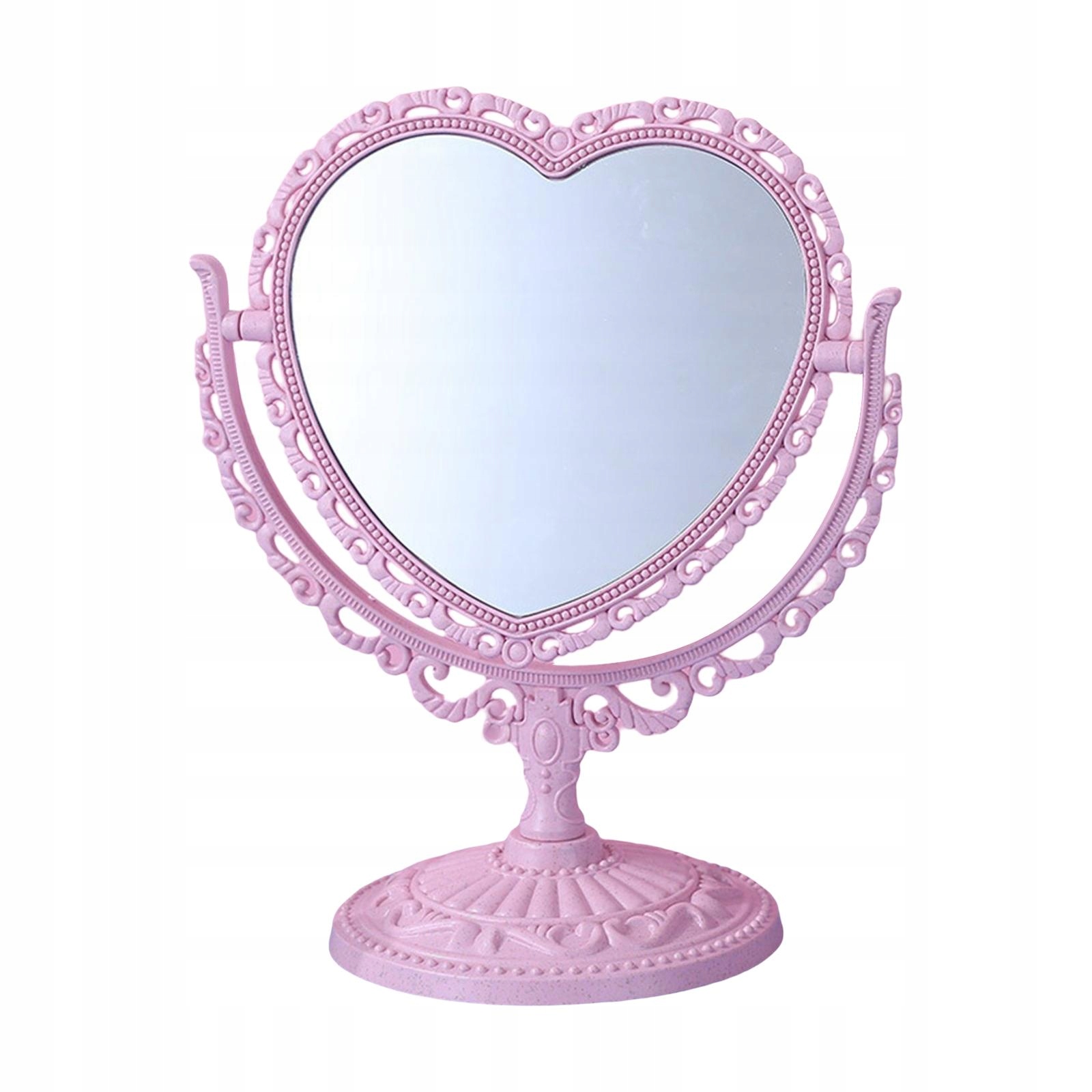 Lustro w stylu retro, dwustronne, w kształcie serc Rodzaj wiszące