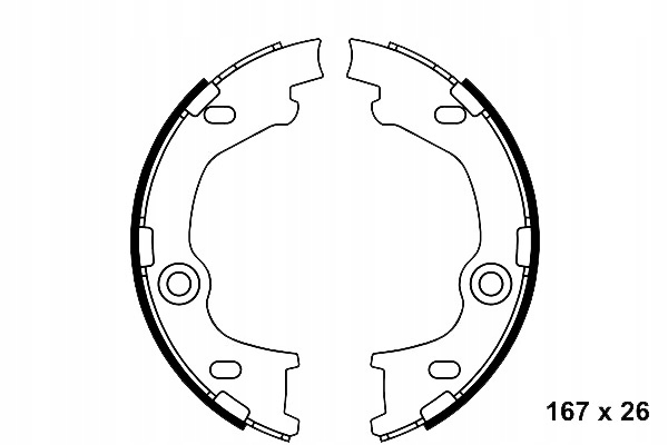Ate Brzdové Čelisti Sada Ate Zadní Hyundai I30, IX35 Asistenční systém řidiče #28