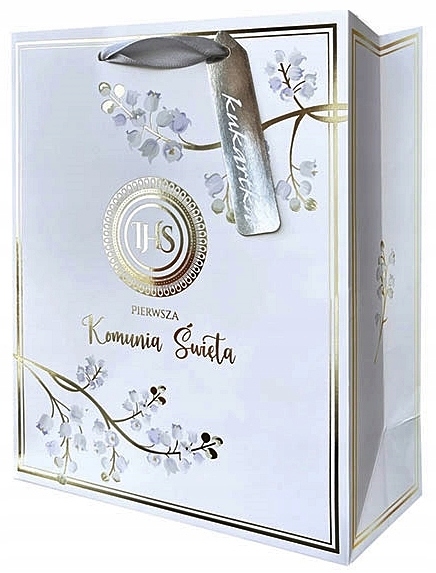 ŚLICZNA Torebka na Prezent Komunijny, Torba rozmiar M na I KOMUNIĘ ŚWIĘTĄ