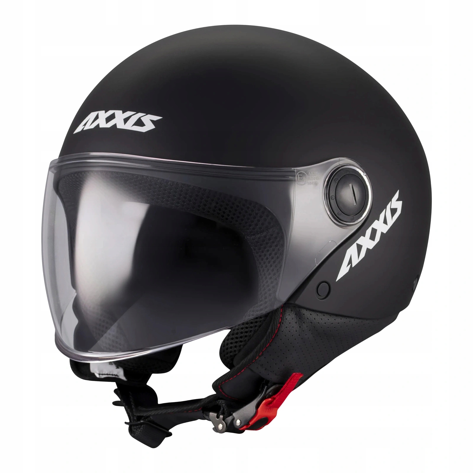 Axxis Square S Kask Motocyklowy Otwarty Jet Ece 22.06 Czarny Mat Gratisy