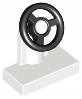 

Lego 3829c01 Kierownica Biała 9551 1szt Nowa