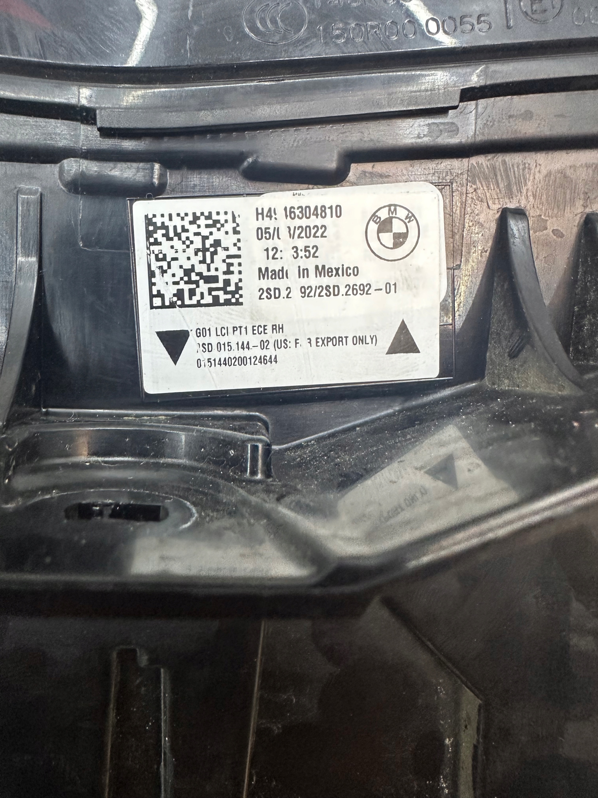 BMW X3 G01 LCI light rear part right ECE EU 9463048