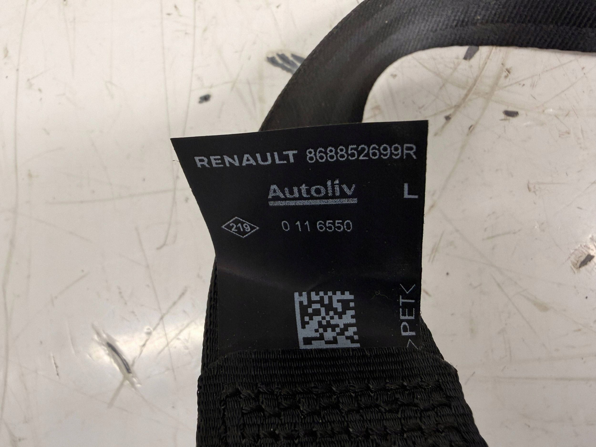 Renault Express II tension belt safety left front 868852699R