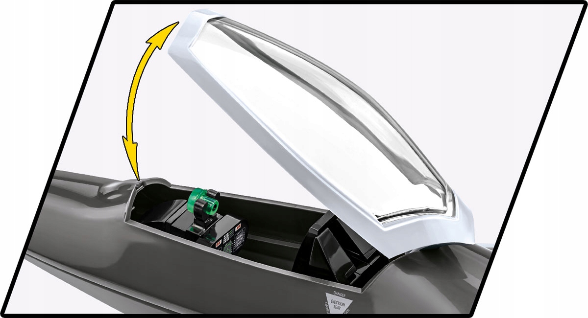 KLOCKI COBI 5855 Myśliwiec Lockheed F-22 Raptor 695 El. Seria Armed Forces