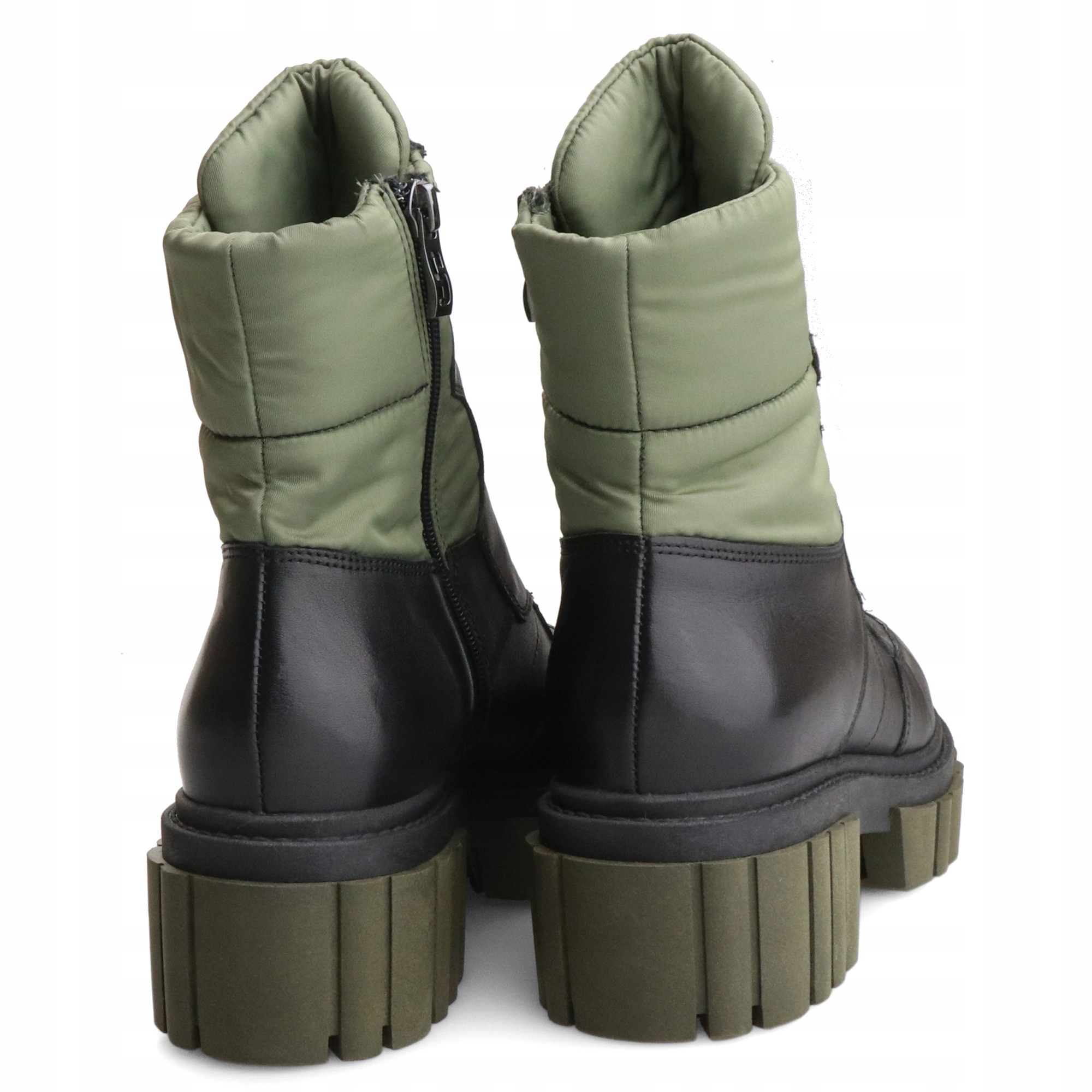 czarne skórzane trzewiki trapery SIMEN 5237A Model 5237A