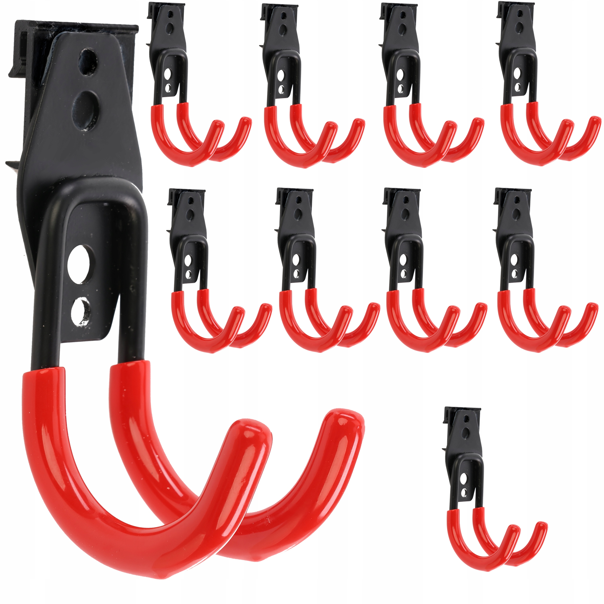 10 x Hák kulatý tabule botle 7 cm nářadí garáž vybavení 40 kg věšák váleček