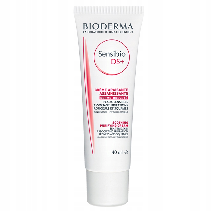Bioderma Sensibio Ds+ Krem łagodzący do twarzy 40 ml do skóry wrażliwej