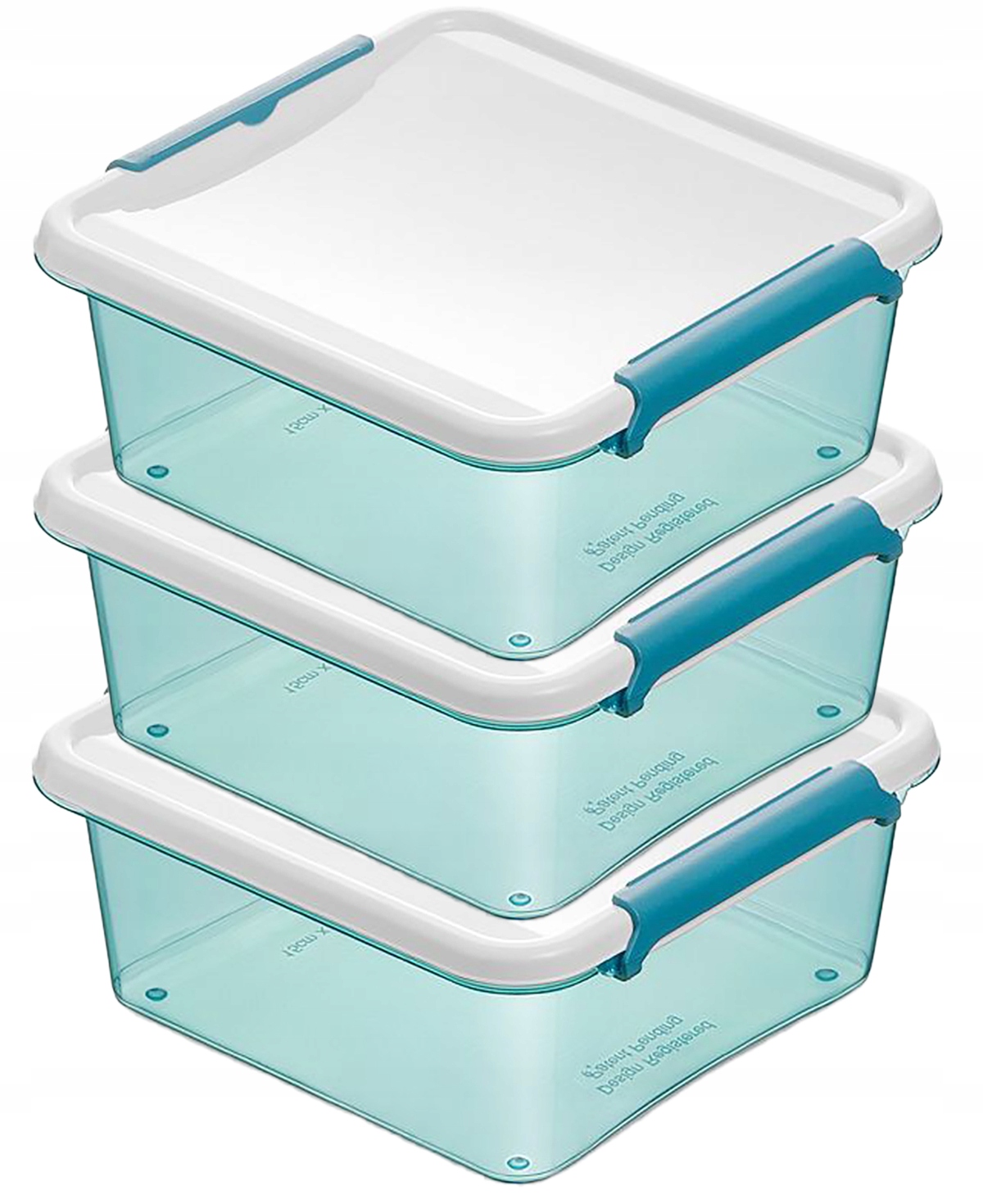 

Pojemnik na żywność zestaw do lodówki 3x 0,85l